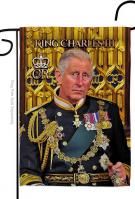 UK King Charles III Garden Flag