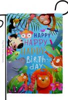 Let Gather Birthday Garden Flag