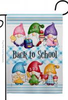 School Gnome Garden Flag