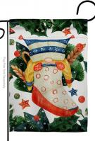 Winter Sock Gnomid Garden Flag