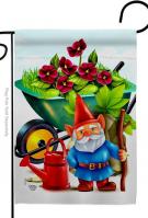 Garden Gnome Garden Flag