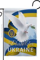 Peace For Ukraine Garden Flag