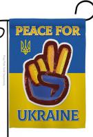 Peace Ukraine Garden Flag
