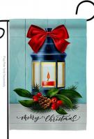 Christmas Lantern Garden Flag