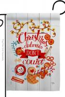 Christmas Calories Garden Flag