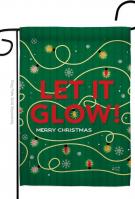 Christmas Glow Garden Flag