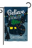 Believe The Magic Trailer Garden Flag