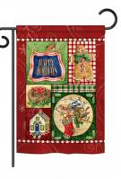 Happy Holiday Gingerbread Garden Flag