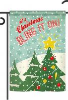 Christmas Bling It On Garden Flag