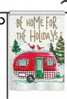 Home For Holidays Garden Flag