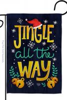 Jingle Way Garden Flag