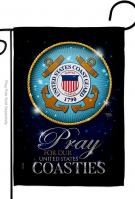 Pray United States Coasties Garden Flag