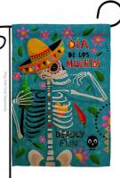 Dia de Muertos Fun Garden Flag