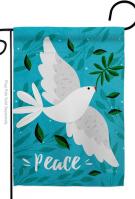 Want Peace Garden Flag