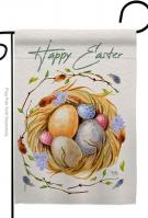 Easter Nest Garden Flag