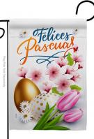 Felices Pascuas Decorative Garden Flag