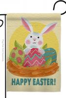 Easter Bunny Fun Garden Flag