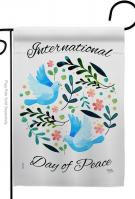International Peace Day Garden Flag
