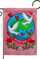 Peace On Earth Decorative Garden Flag