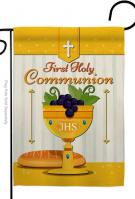 Holy Communion Garden Flag