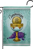 First Communion Garden Flag