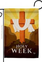 The Holy Week Garden Flag