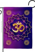 Om Garden Flag