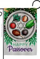 Joyous Passover Garden Flag