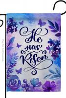 He Has Risen Garden Flag