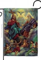 The Holy Trinity Garden Flag