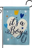 It\'s A Boy Decorative Garden Flag