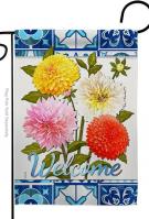 Dahlia Bouquet Garden Flag