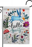 Hello Spring Garden Flag