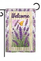 Lavender Garden Flag