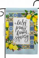 Easy Lemon Garden Flag