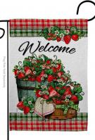 Sweet Strawberries Garden Flag