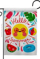 Hello Summer Decorative Garden Flag