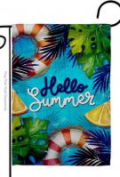 Hello Cool Summer Garden Flag