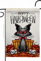 Kitty O Ween Garden Flag