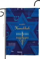 Holiday Hanukkah Garden Flag