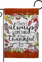 Always Something Thankful Garden Flag