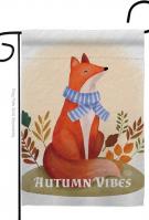 Autumn Fox Garden Flag