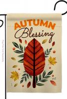 Blessing Autumn Garden Flag