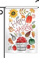 Happy Harvest Garden Flag