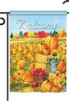 Pumpkin Patch Garden Flag