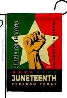 Juneteenth Day Garden Flag