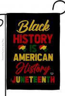 Black History American Garden Flag