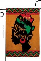 Kwanzaa Wishes Garden Flag