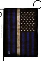 Thin White Line Garden Flag