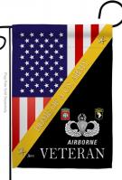 Home Of US Airborne Garden Flag